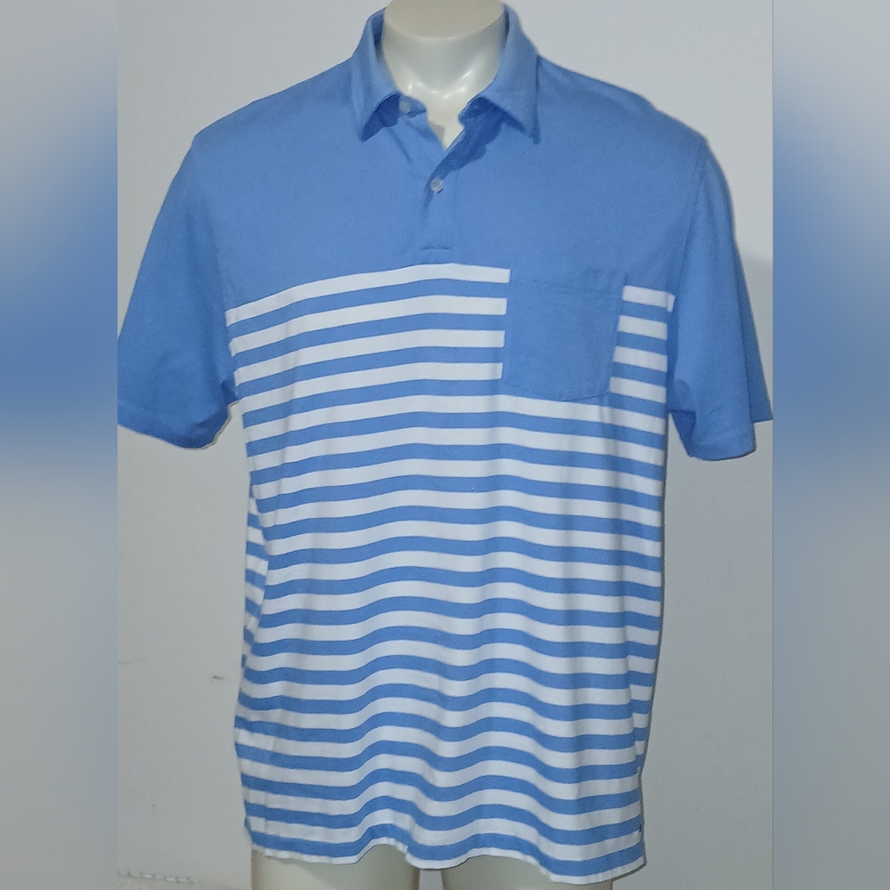 Vineyard Vines Mens Classic Fit 100% Pima Cotton Short Sleeve Stripe Polo XL
